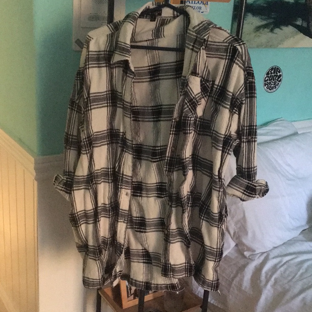 Large flannel